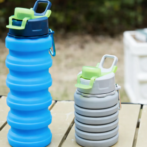 Gourde Pliable en Silicone Alimentaire – Résistante au Chaud et au Froid